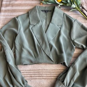 Safe Green HYFVE Blazer Top